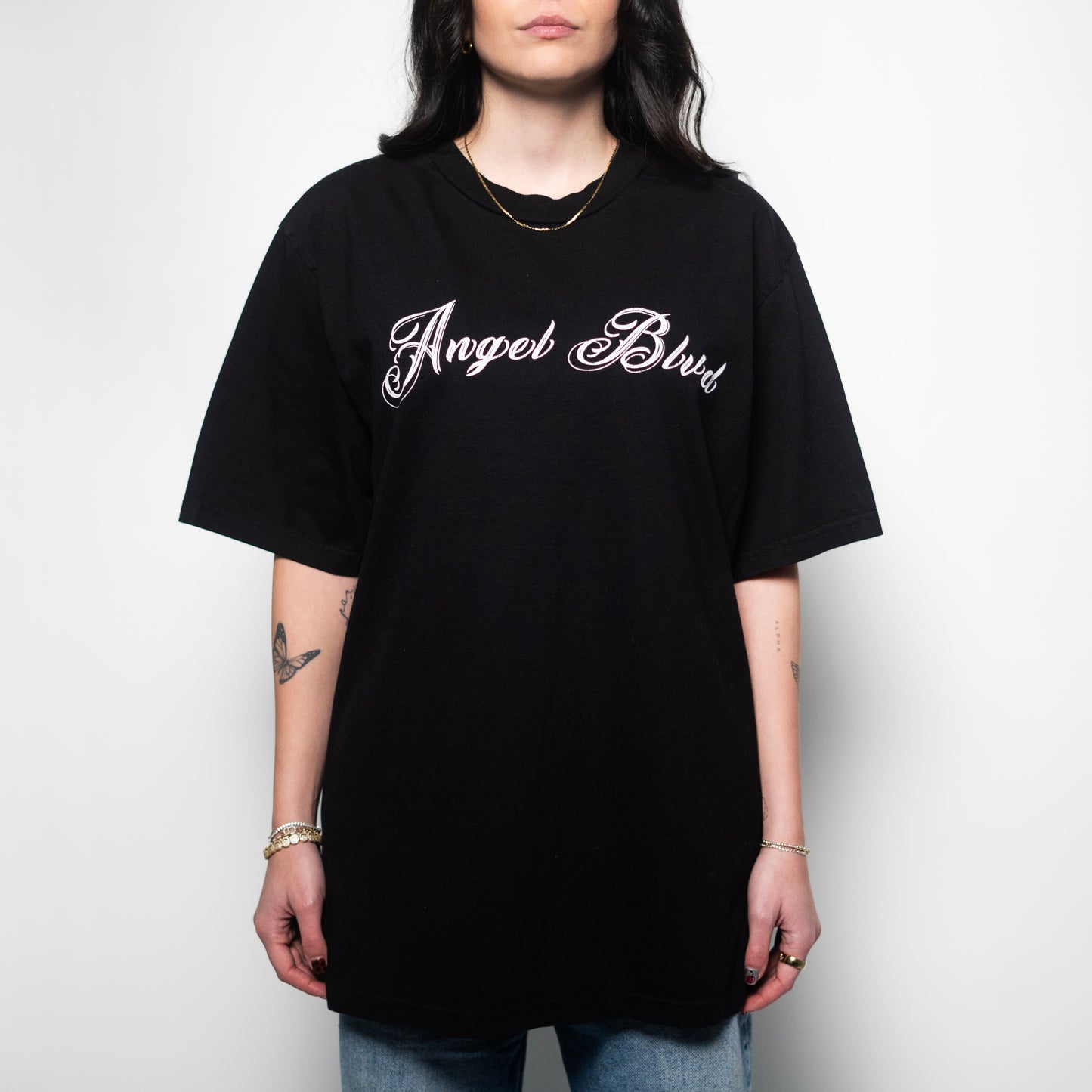 Black Staple Tee