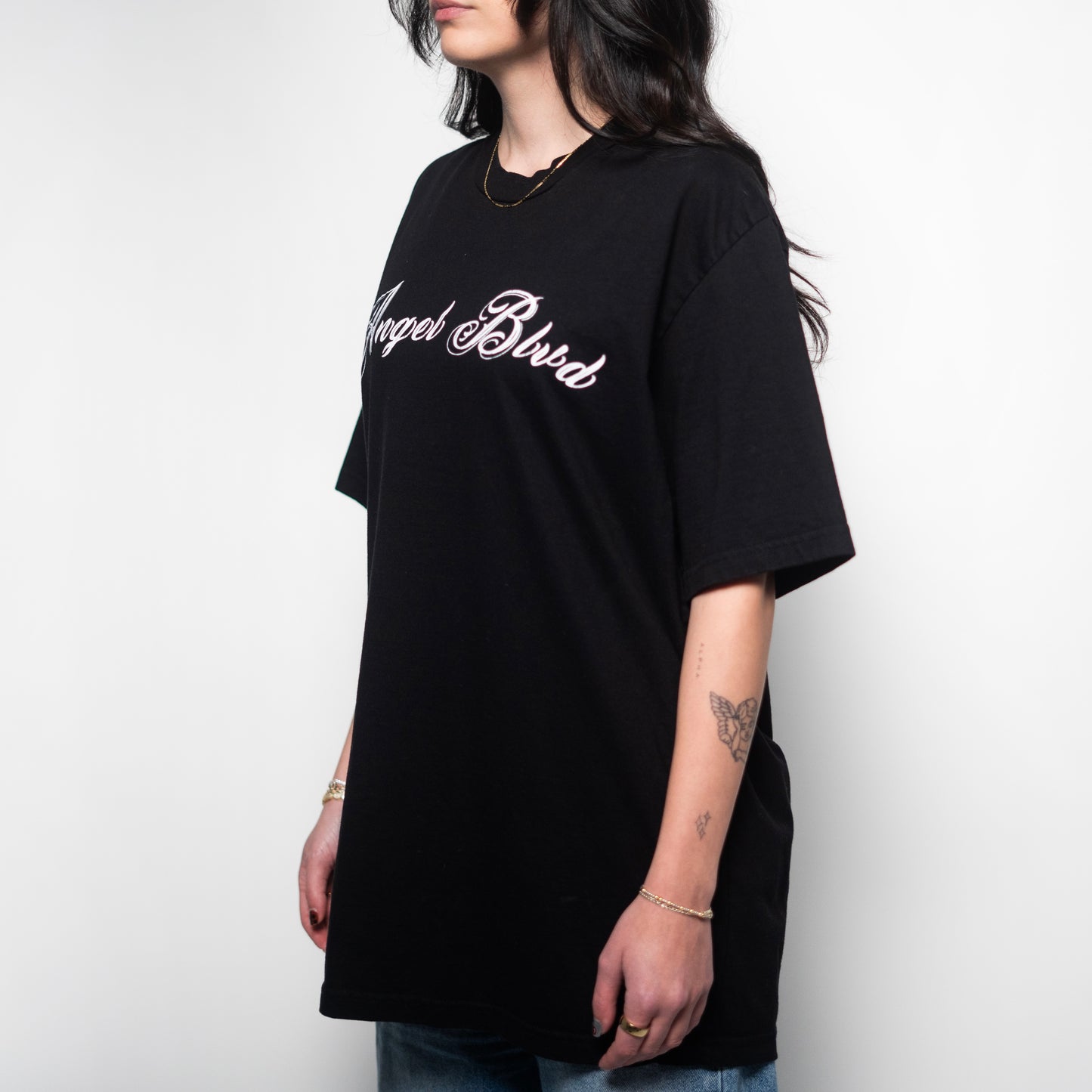 Black Staple Tee